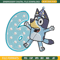 Bluey 6th Birthday Embroidery design, Bluey Cartoon Embroidery, Disney Embroidery, Embroidery File, digital download.jpg