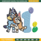Bluey Bingo 1st Birthday Embroidery, Bluey Cartoon Embroidery, Disney Embroidery, Embroidery File, digital download..jpg