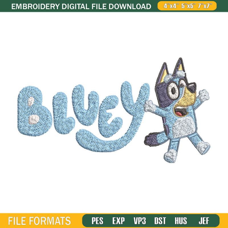 Bluey cartoon Embroidery, Bluey Cartoon Embroidery, cartoon Embroidery, Embroidery File, cartoon shirt, digital download.jpg