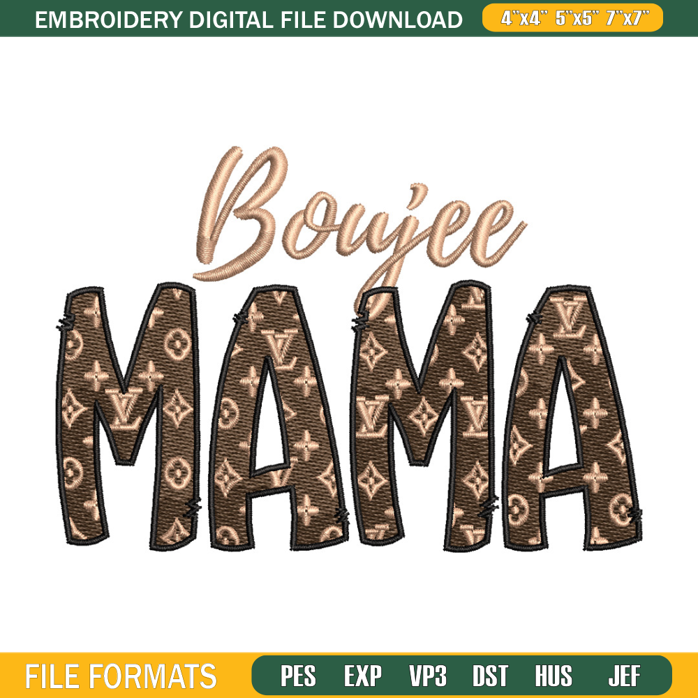 Boiyee mama embroidery design, Logo embroidery, Embroidery file, Embroidery shirt, Emb design,Digital download.jpg