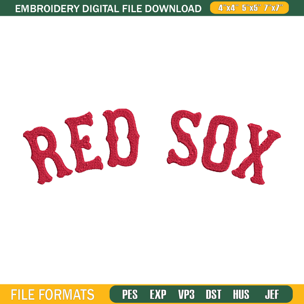 Boston Red Sox Logo embroidery design, logo sport embroidery, baseball embroidery, logo shirt, MLB embroidery. (11).jpg