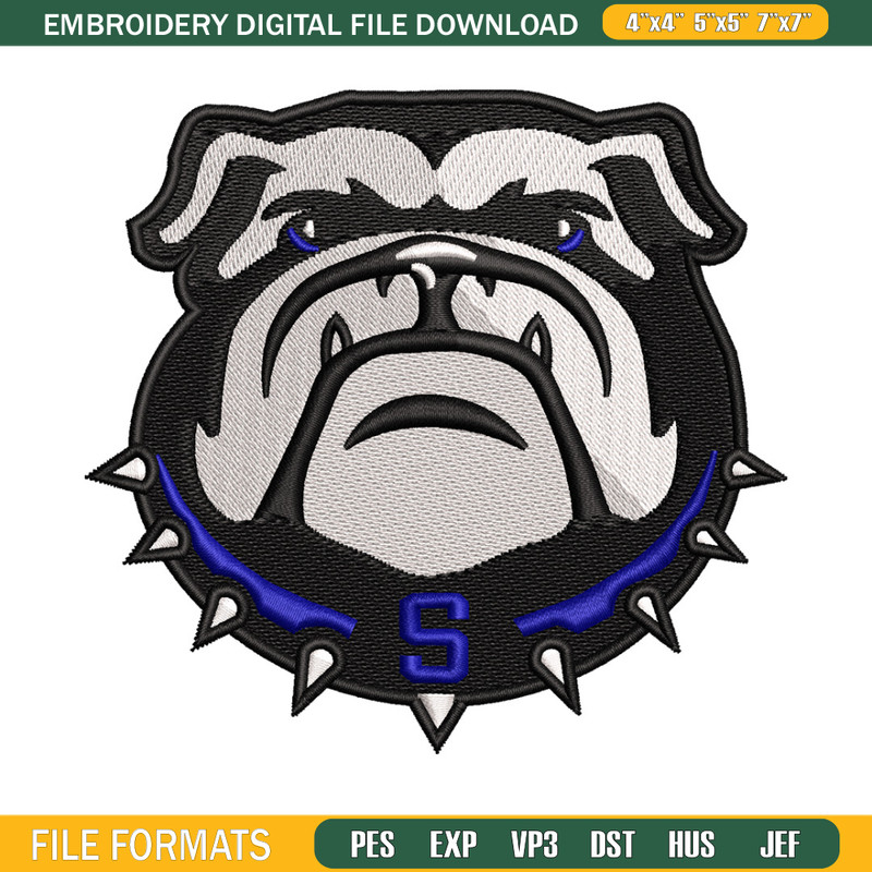 Bull dog face embroidery design, Bull embroidery, Embroidery file, Embroidery shirt, Emb design, Digital download.jpg