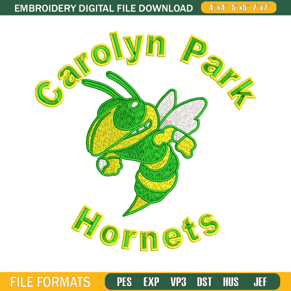 Caroiyn park embroidery design, Logo embroidery, Embroidery file, Embroidery shirt, Emb design, Digital download.jpg