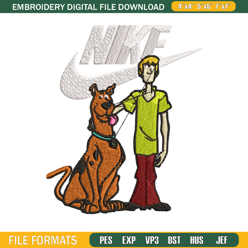 Cartoon Nike Embroidery design, Cartoon funny Embroidery, Nike design, Embroidery file, logo shirt, Instant download 1.jpg