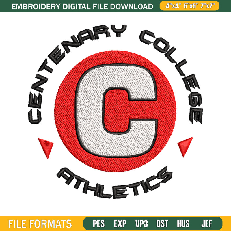 Centenary Gentlemen embroidery design, Centenary Gentlemen embroidery, logo Sport embroidery, NCAA embroidery..jpg
