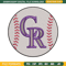 Colorado Rockies Logo embroidery design, logo sport embroidery, baseball embroidery, logo shirt, MLB embroidery. (12).jpg