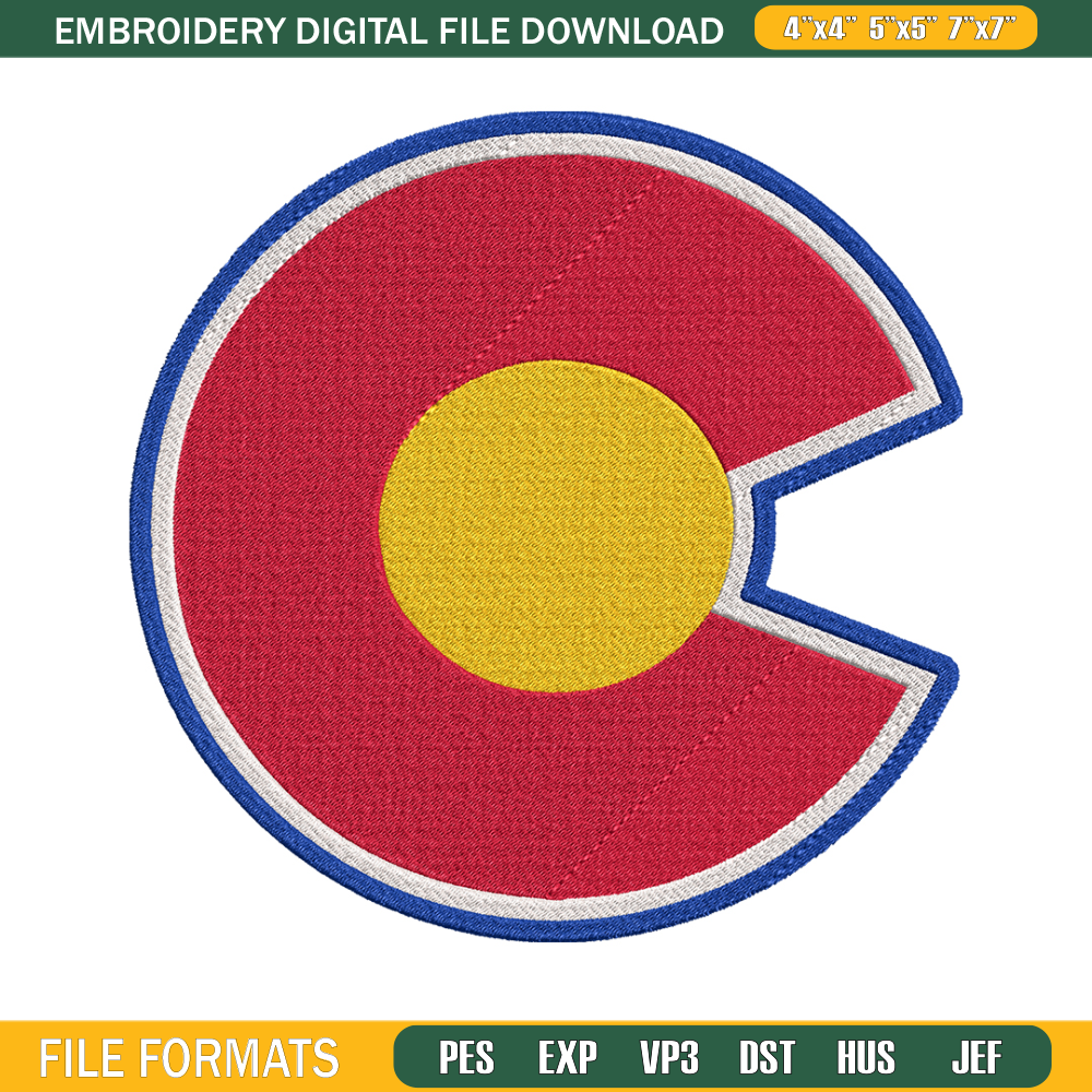 Colorado Rockies Logo embroidery design, logo sport embroidery, baseball embroidery, logo shirt, MLB embroidery. (16).jpg