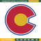 Colorado Rockies Logo embroidery design, logo sport embroidery, baseball embroidery, logo shirt, MLB embroidery. (16).jpg