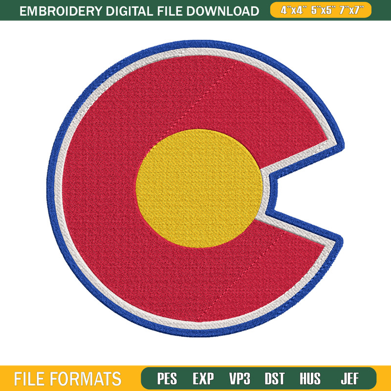 Colorado Rockies Logo embroidery design, logo sport embroidery, baseball embroidery, logo shirt, MLB embroidery. (16).jpg