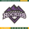 Colorado Rockies Logo embroidery design, logo sport embroidery, baseball embroidery, logo shirt, MLB embroidery. (5).jpg