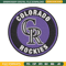 Colorado Rockies Logo embroidery design, logo sport embroidery, logo shirt, baseball embroidery, MLB embroidery.jpg