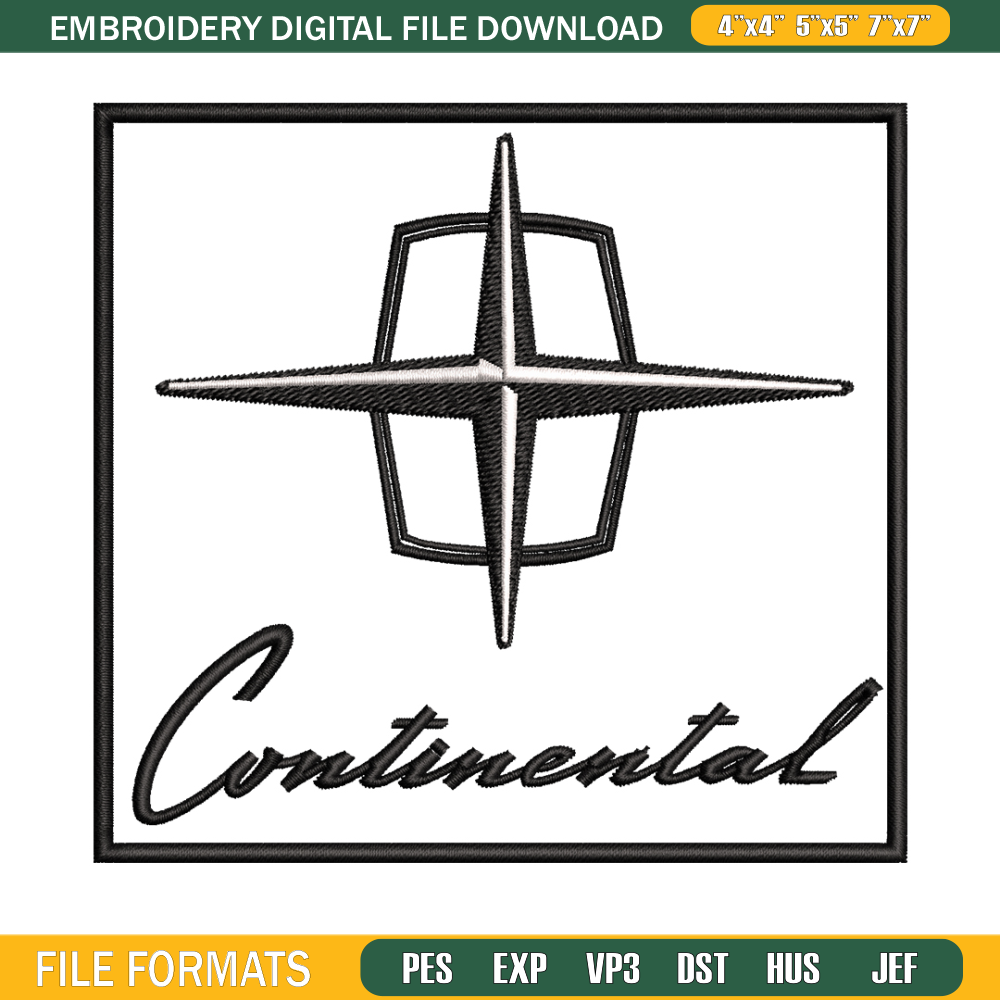 Continental logo embroidery design, Continental logo embroidery, logo design, embroidery file, Digital download..jpg