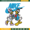 Daisy and Donald duck Nike Embroidery design, Cartoon Embroidery, Nike design, Embroidery file, Instant download 1.jpg