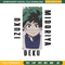 Deku poster Embroidery Design, Mha Embroidery, Embroidery File, Anime Embroidery, Anime shirt, Digital download.jpg