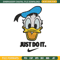 Donald Duck Nike Embroidery design, Donald Duck cartoon Embroidery, Nike design, Embroidery file, Instant download. 1.jpg