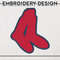 Boston Red Sox MLB Sox Logo Emb Files, MLB Boston Red Sox Team Embroidery, MLB Teams, 3 sizes, MLB Machine embroidery designs, Digital Download.png