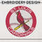 MLB St. Louis Cardinals Round Logo Emb Files, MLB St. Louis Cardinals Team Embroidery, MLB Teams, 3 sizes, MLB Machine embroidery designs, Digital Download.png