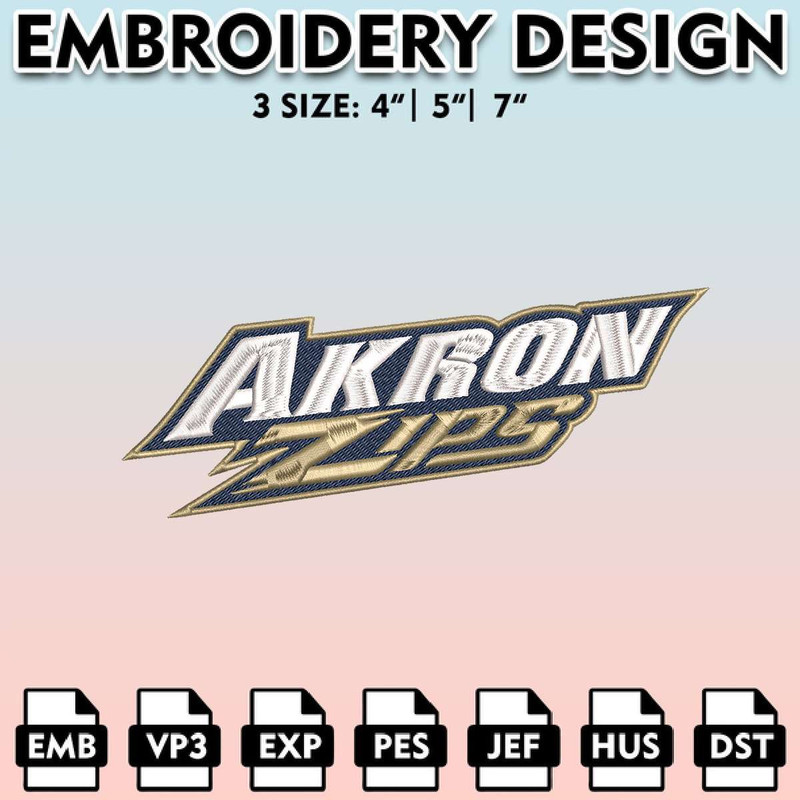 EBM11062024A4-Akron Zips Embroidery Files, Embroidery Designs, NCAA Embroidery Files, Digital Download....jpg