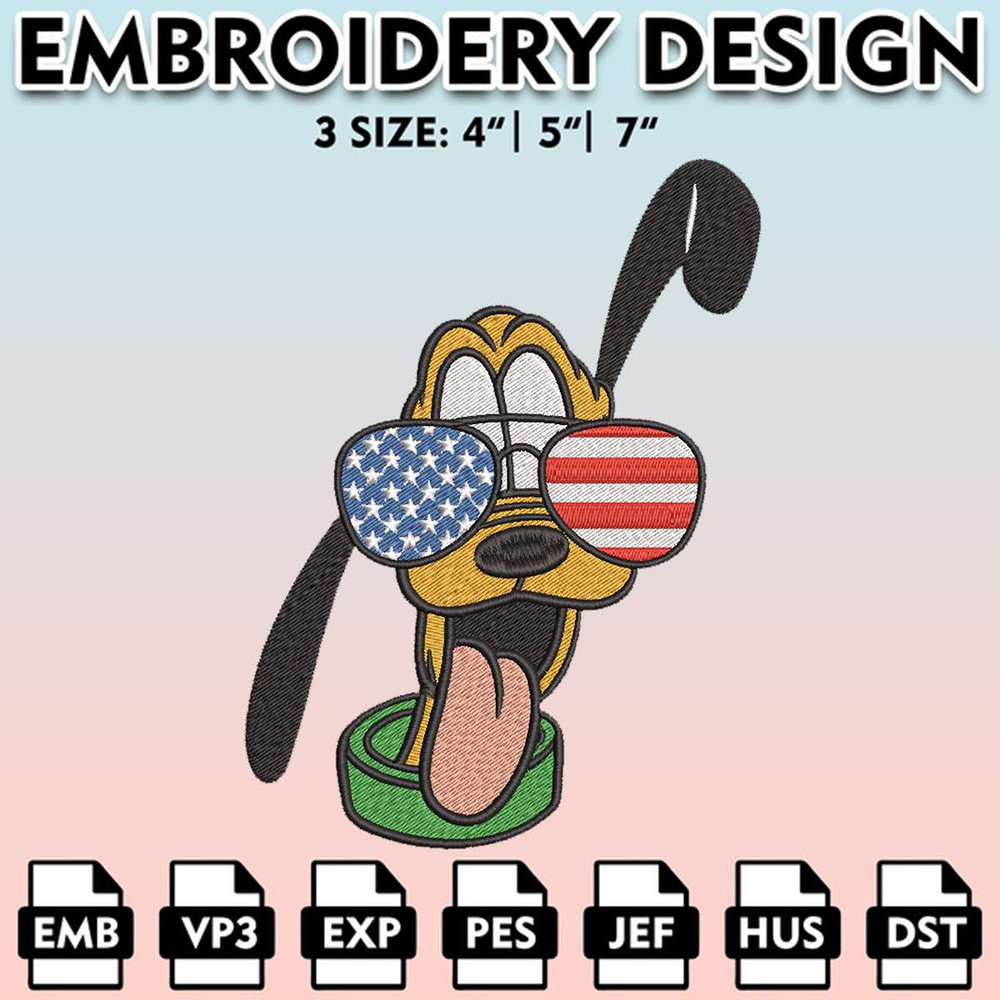 EBM11062024A15-American Pluto Embroidery Designs, Fourth of July Embroidery Files, Independence Day, Machine Embroidery Pattern.jpg
