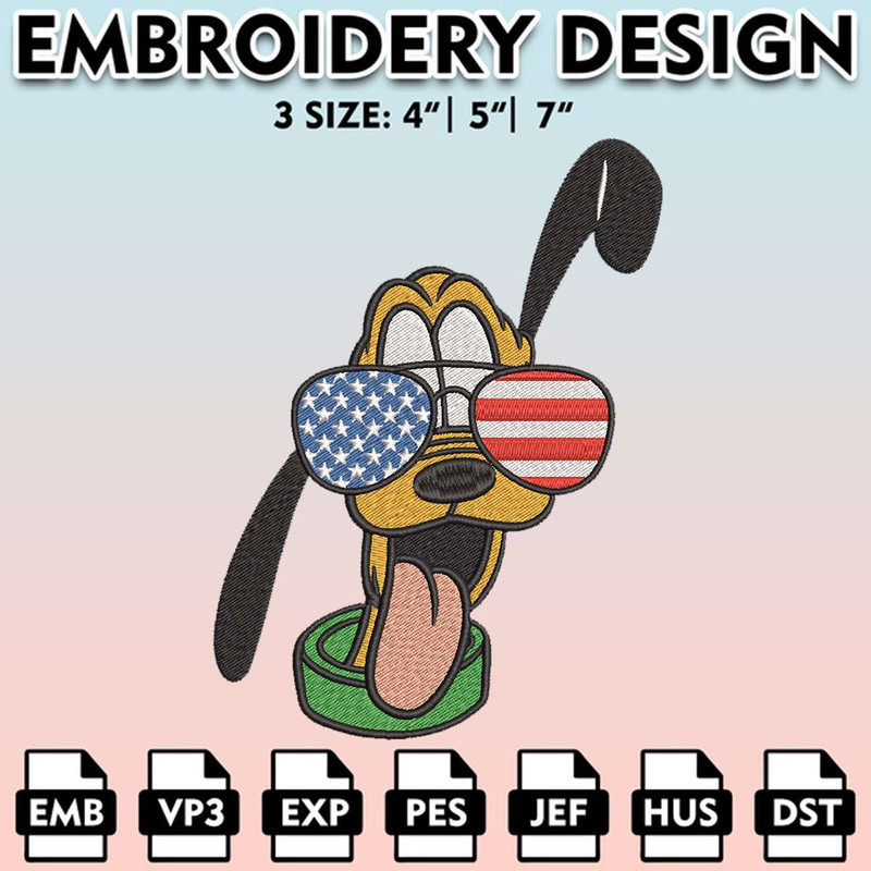 EBM11062024A15-American Pluto Embroidery Designs, Fourth of July Embroidery Files, Independence Day, Machine Embroidery Pattern.jpg