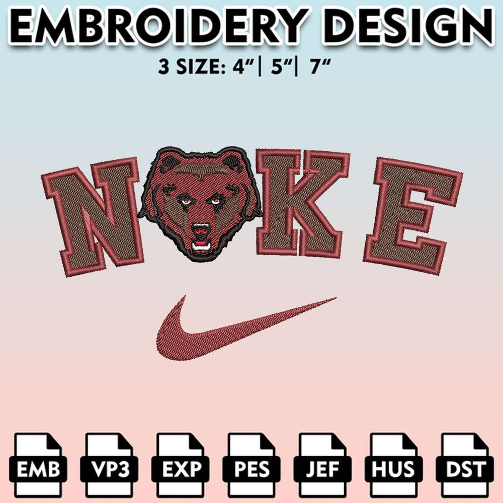 EBM11062024A60-Brown Bears, Machine Embroidery Files, Nike Brown Bears Embroidery Designs, NCAA Embroidery Files, Digital Download.jpg