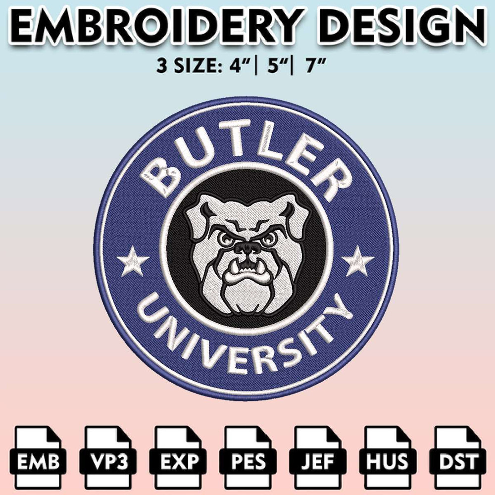 EBM11062024A68-Butler Bulldogs Embroidery Files, Embroidery Designs, NCAA Embroidery Files, Digital Download........jpg