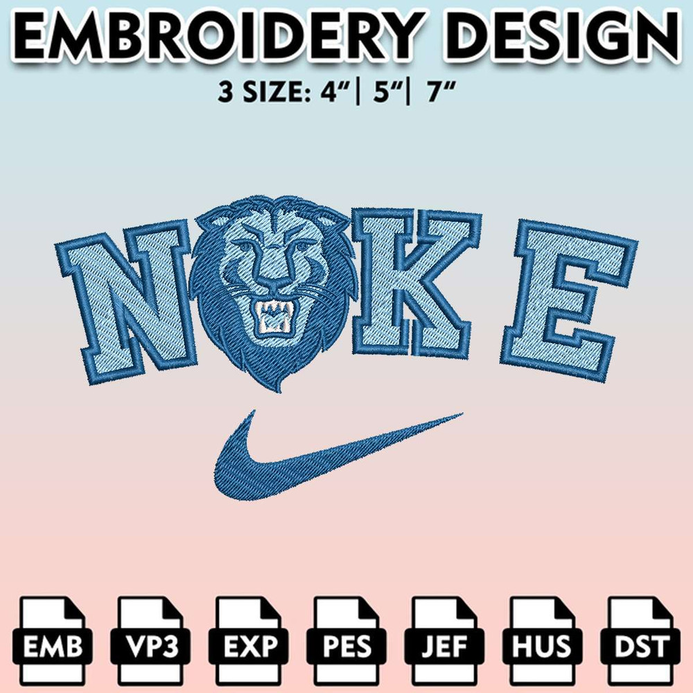 EBM11062024A96-Columbia Lions, Machine Embroidery Files, Nike Columbia Embroidery Designs, NCAA Embroidery Files, Digital Download.jpg