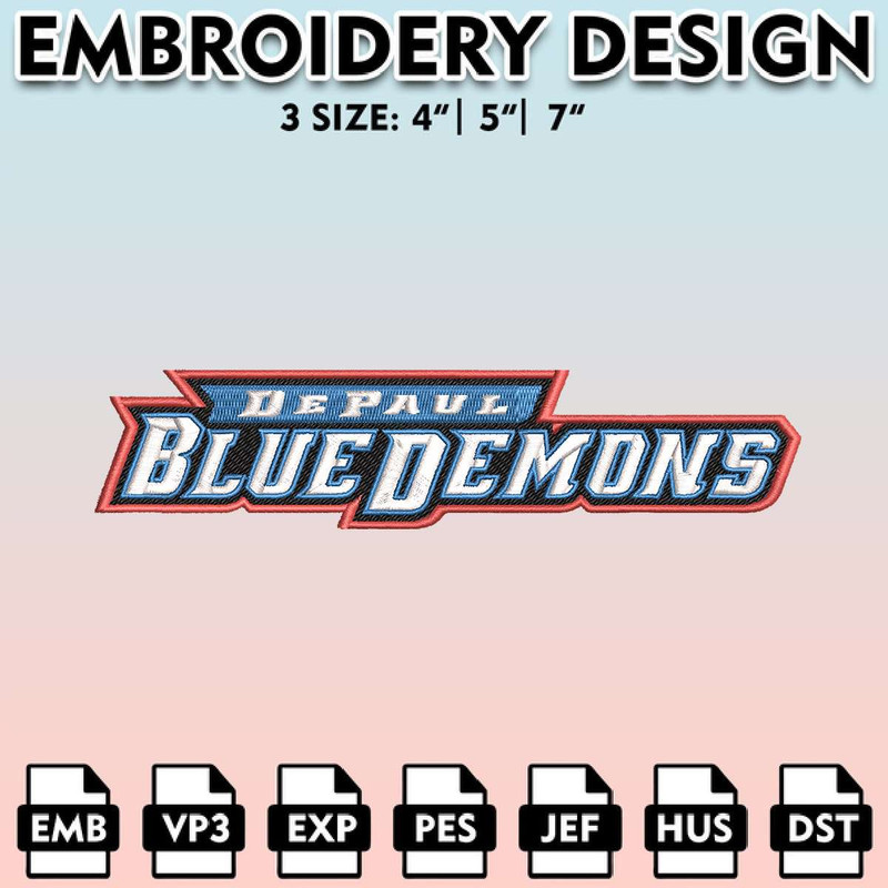EBM11062024A109-DePaul Blue Demons Embroidery Files, Embroidery Designs, NCAA Embroidery Files, Digital Download........jpg