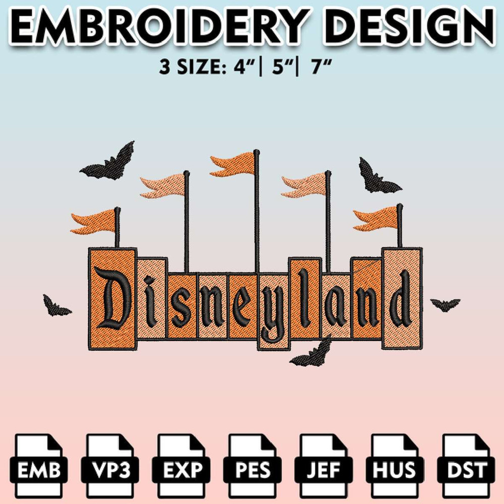 EBM11062024A119-Disneyland Embroidery Designs, Disney Halloween Embroidery Design, Halloween Horror Character, Embroidery Pattern.jpg