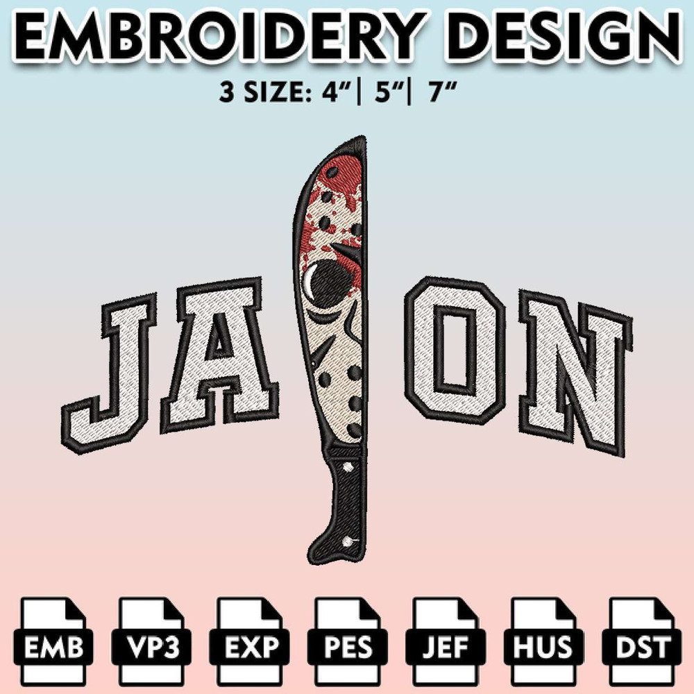 EBM11062024A193-Jason Voorhees In Knife Embroidery Designs, Horror Charact Embroidery Files, Halloween Horror Character, Embroidery.jpg