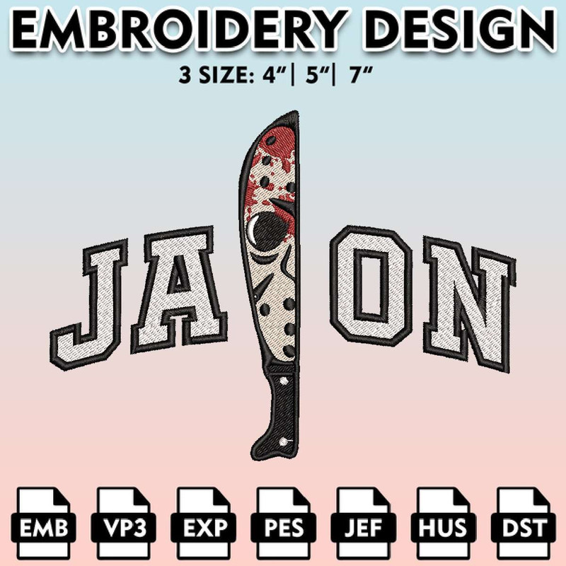 EBM11062024A193-Jason Voorhees In Knife Embroidery Designs, Horror Charact Embroidery Files, Halloween Horror Character, Embroidery.jpg