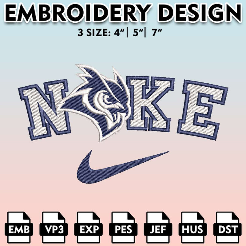 EBM11062024A248-Machine Embroidery Files, Nike Rice Owls Embroidery Designs, NCAA Embroidery Files, Digital Download.jpg