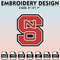 EBM11062024A316-NC State Wolfpack Embroidery Files, Embroidery Designs, NCAA Embroidery Files, Digital Download.....jpg