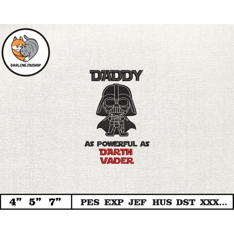 Dadalorian Star War Embroidery Design, Fathers Day Embroidery Design, Happy Father Day Embroidery File, Instant Download 1.jpg