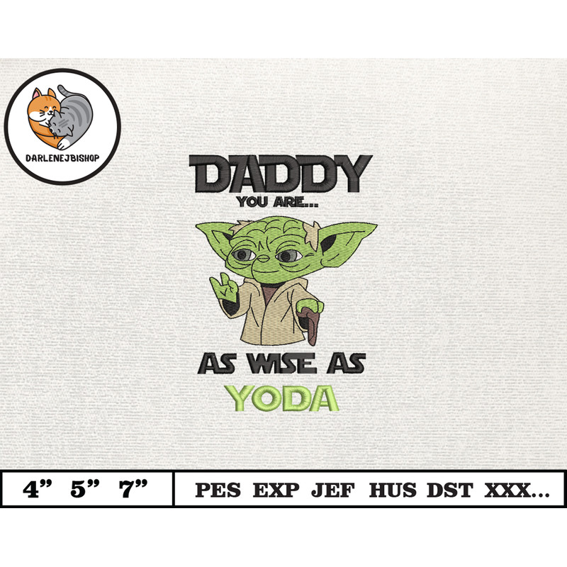 Dadalorian Star War Embroidery Design, Fathers Day Embroidery Design, Happy Father Day Embroidery File, Instant Download 8.jpg