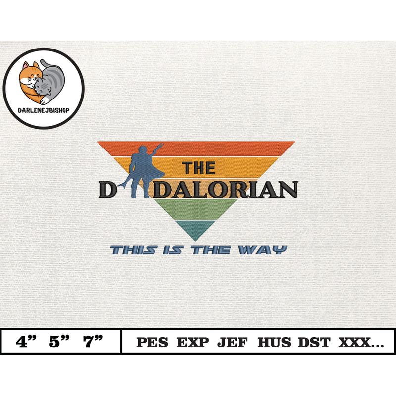 Dadalorian Star War Embroidery Design, Fathers Day Embroidery Design, Happy Father Day Embroidery File, Instant Download 17.jpg