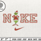 NIKE Christmas Embroidery Design, Christmas Grinch Embroidery Design, NIKE Embroidery Design, Instant Download 3.jpg