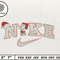NIKE Christmas Embroidery Design, Christmas Snoopy Dog Embroidery Design, NIKE Embroidery Design, Instant Download 1.jpg