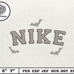 nike halloween embroidery design, halloween logo embroidery design, nike embroidery design,embroidery design