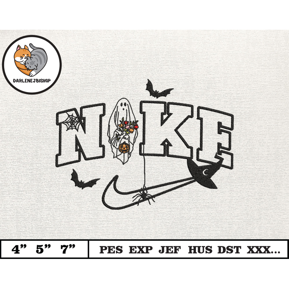 NIKE Halloween Embroidery Design, Halloween Spooky Embroidery Design, NIKE Embroidery Design, Instant Download.jpg