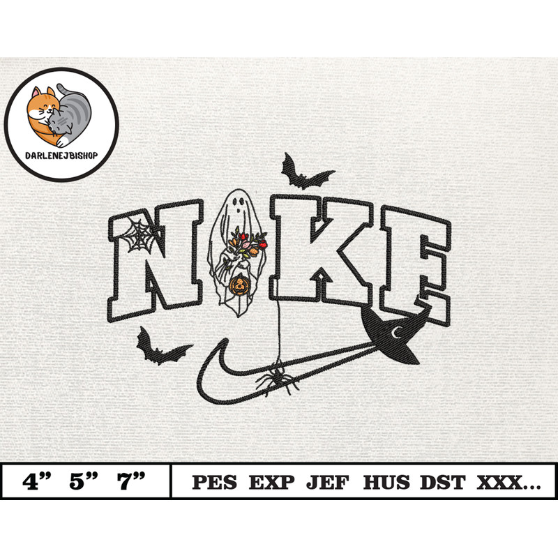 NIKE Halloween Embroidery Design, Halloween Spooky Embroidery Design, NIKE Embroidery Design, Instant Download.jpg