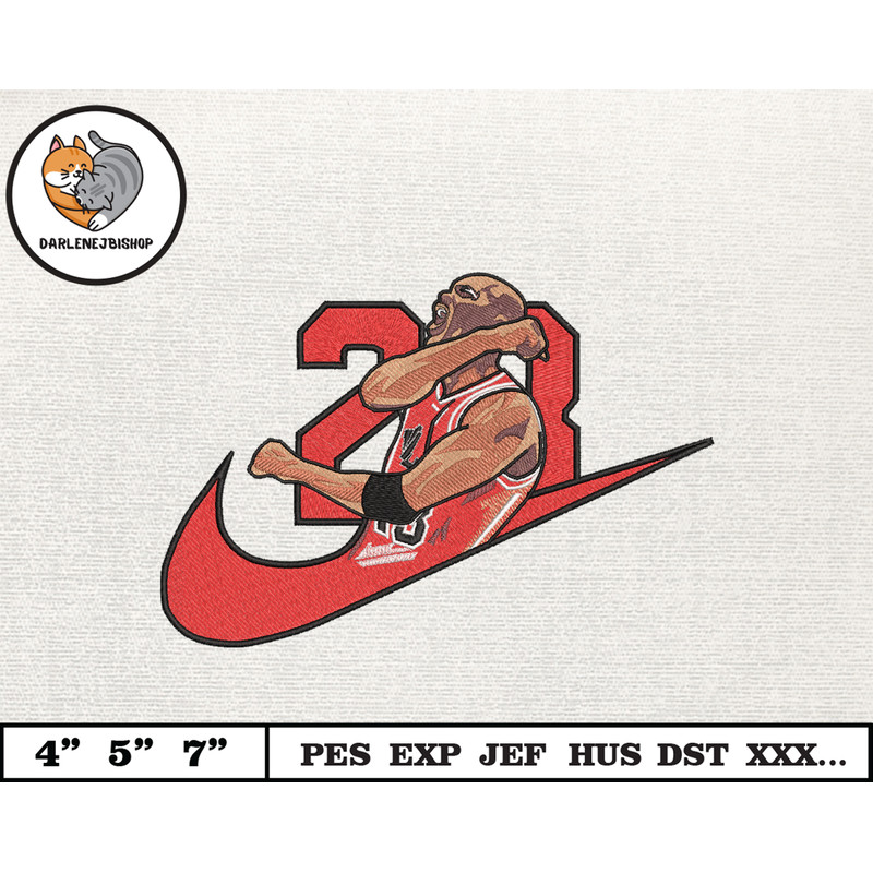 NIKE Jordan Embroidery Design, NBA Basketball Embroidery Design, Machine Embroidery Design, NBA Team , Instant Download.jpg
