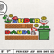 SuperDaddio Mario Embroidery Design, Father's Day Embroidery Design, Happy Father Day Embroidery File, Instant Download 1.jpg