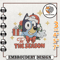 Blue Dog Christmas Embroidery Machine Design, Tis The Season Embroidery Machine Design, Instant Download.jpg