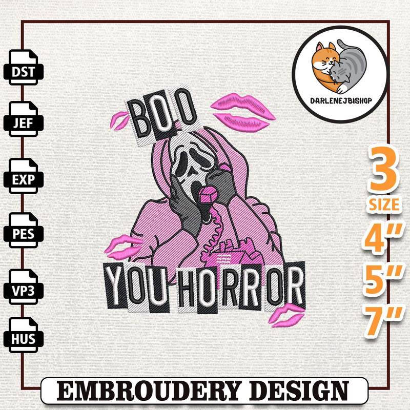 Boo You Horror Embroidery Design, Horror Movie Character Embroidery Design, Scareface Design For Shirt, Hallloween Embr.jpg