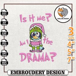 christmas blue dog embroidery machine design, christmas cartoon embroidery design,embroidery design