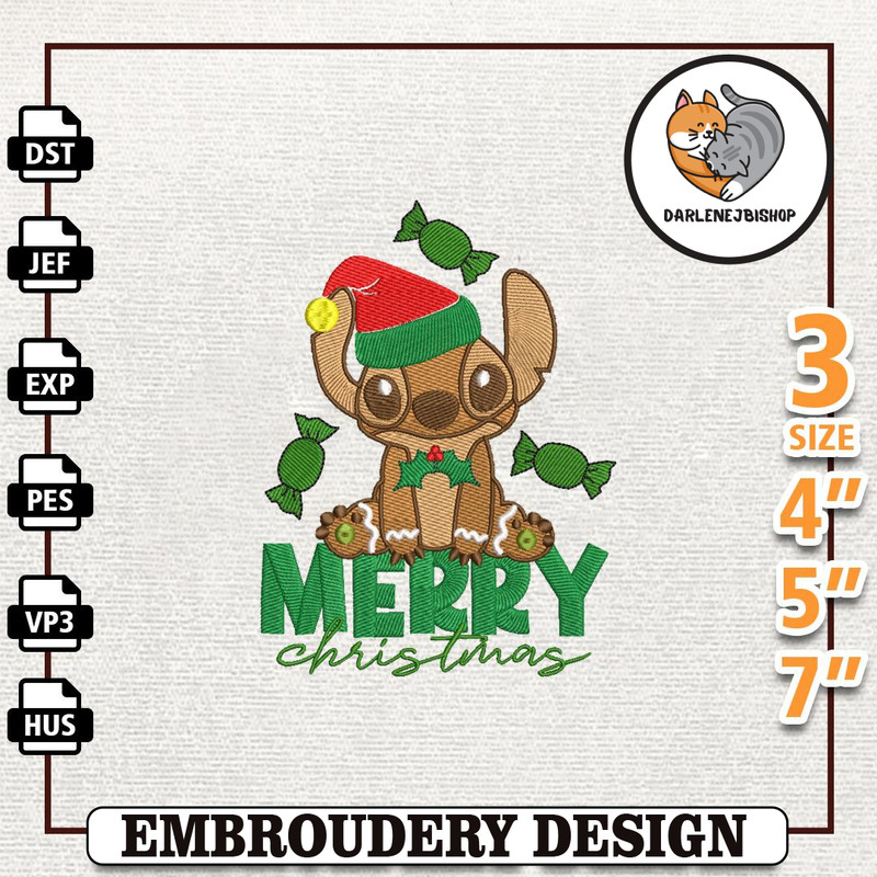 Christmas Green Monster Embroidery Design, Xmas Movie Cartoon Embroidery Design, Instant Download.jpg