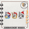 Christmas Movie Cartoon Embroidery File, Christmas Blue Dog Family Embroidery Machine Design, Instant Download.jpg