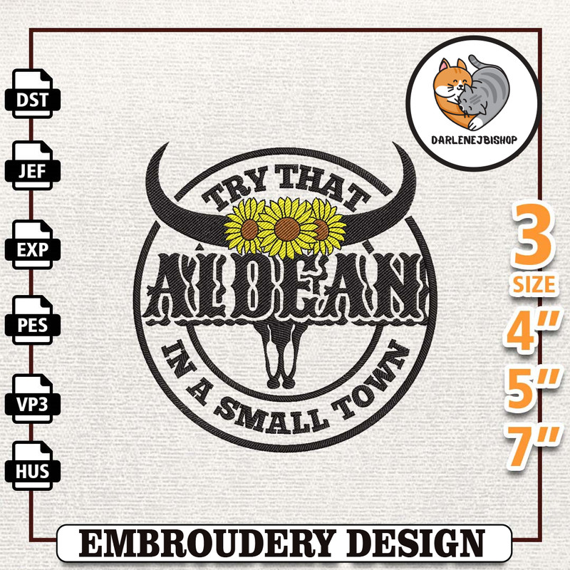 Country Music Lyrics Embroidery File, Try That In A Small Town Embroidery Design, American Quotes Embroidery File, Insta 1.jpg