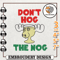 Don't Hog The Nog Embroidery Machine Design, Retro Christmas Movie Embroidery File, Instant Download.jpg